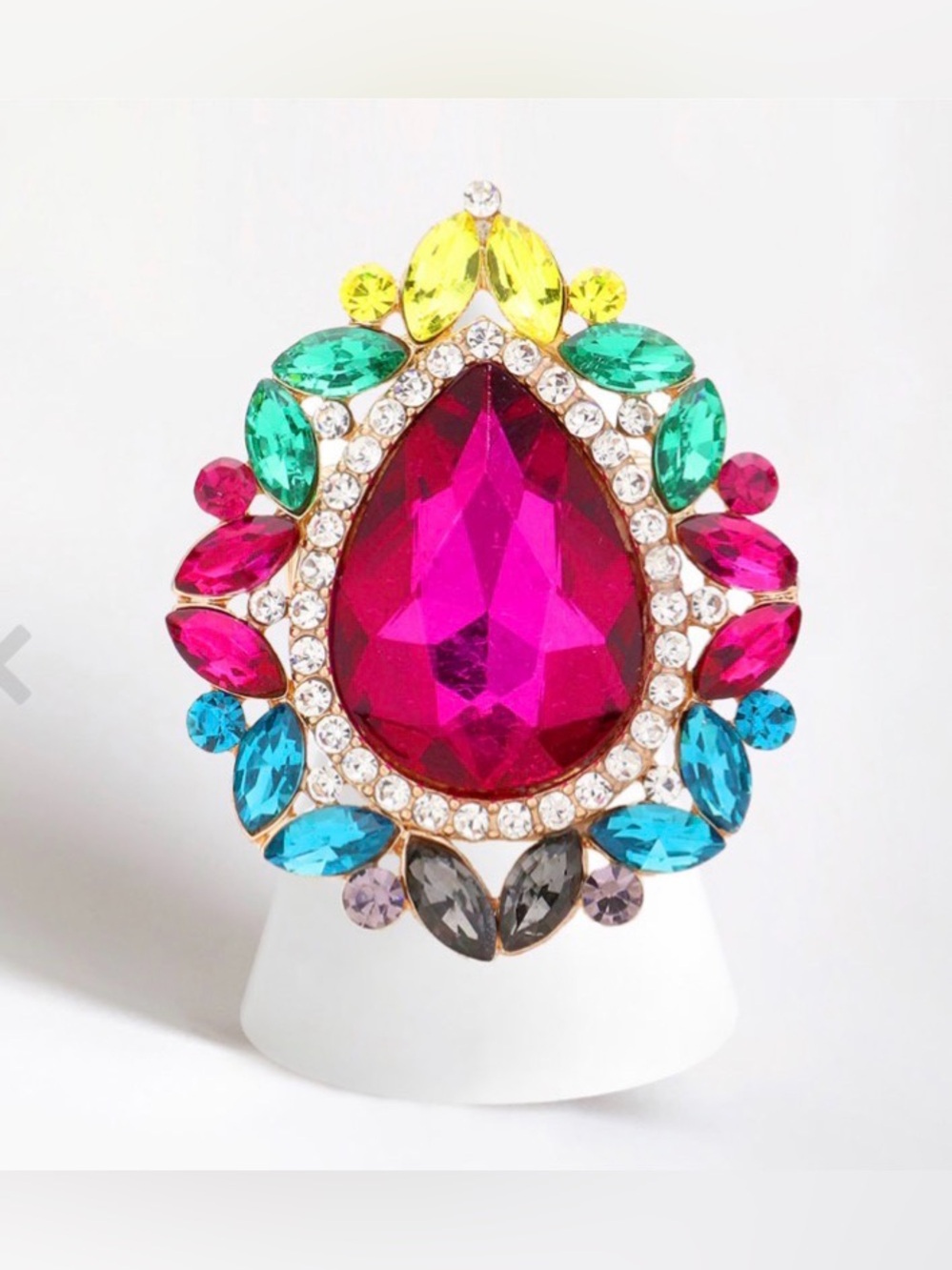 Stone Centered Ring - Women
